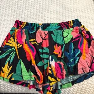 Soma Multicolor Tropical Print Women's Athletic Shorts